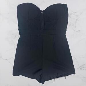 Charlotte Russe Vintage Y2K Women's Mini Shorts Romper Summer Casual Size L